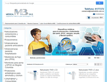Tablet Screenshot of dispositivosmedicalmb.com